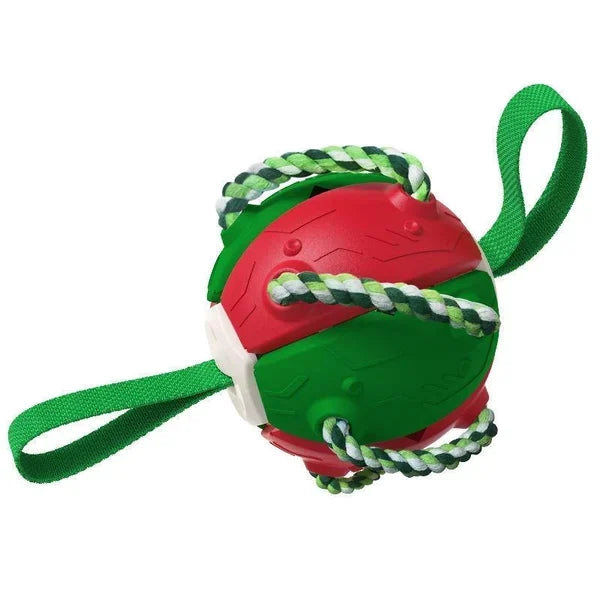Bite resistant dog toy frisbee soccer