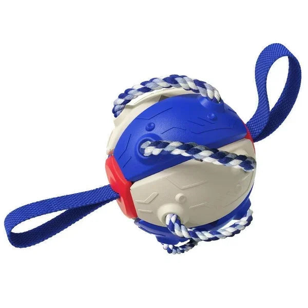 Bite resistant dog toy frisbee soccer