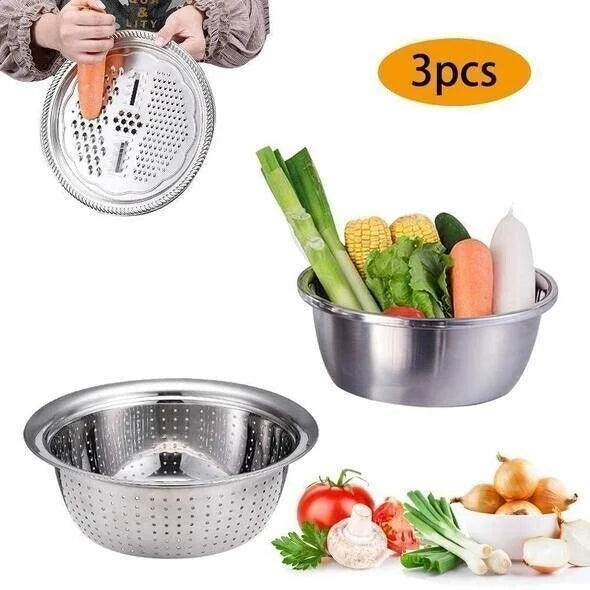 Multifunctional stainless steel basin