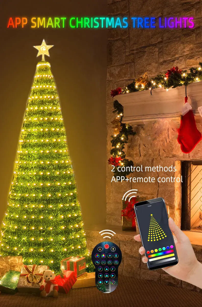 APP Smart DIY Christmas Tree Decoration Light