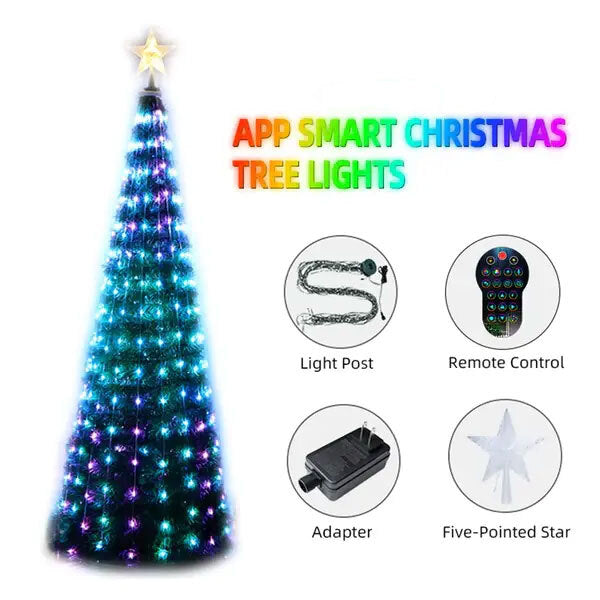 APP Smart DIY Christmas Tree Decoration Light