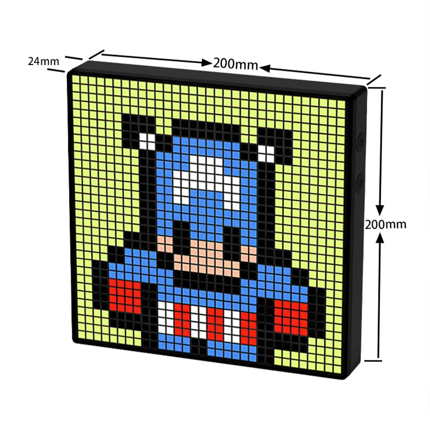 16 in 1 splicing pixel screen
