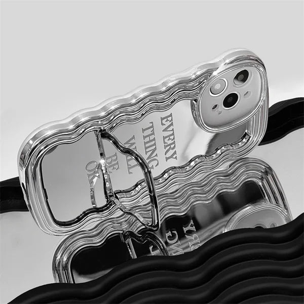 Wave Bracket Case Cover For iPhone
