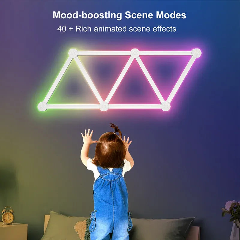 Tuya WIFI RGB colorful splicing wall lamp