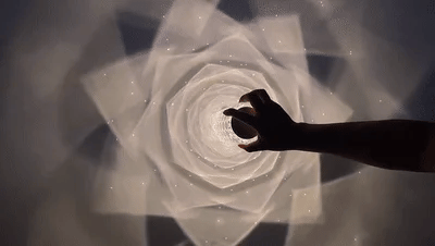 Touching Control Rose Lamp