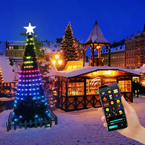 APP Smart DIY Christmas Tree Decoration Light