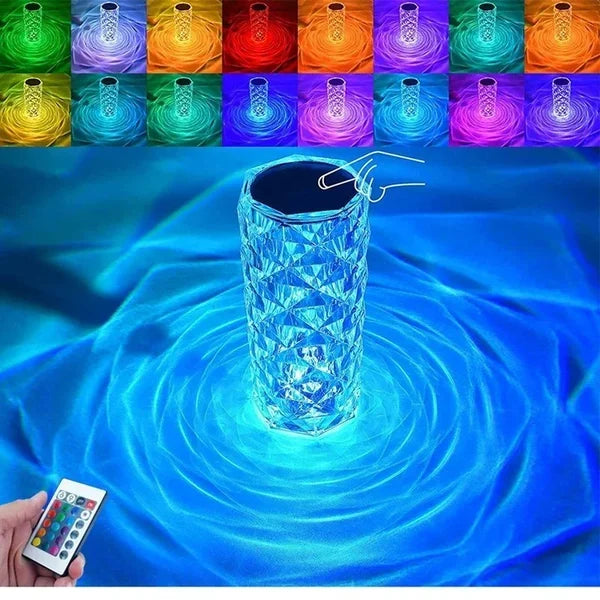 Touching Control Rose Lamp