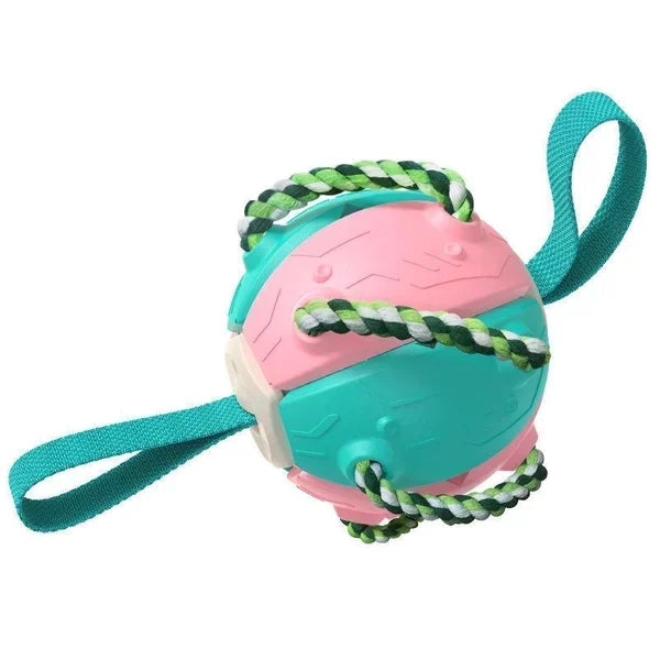 Bite resistant dog toy frisbee soccer