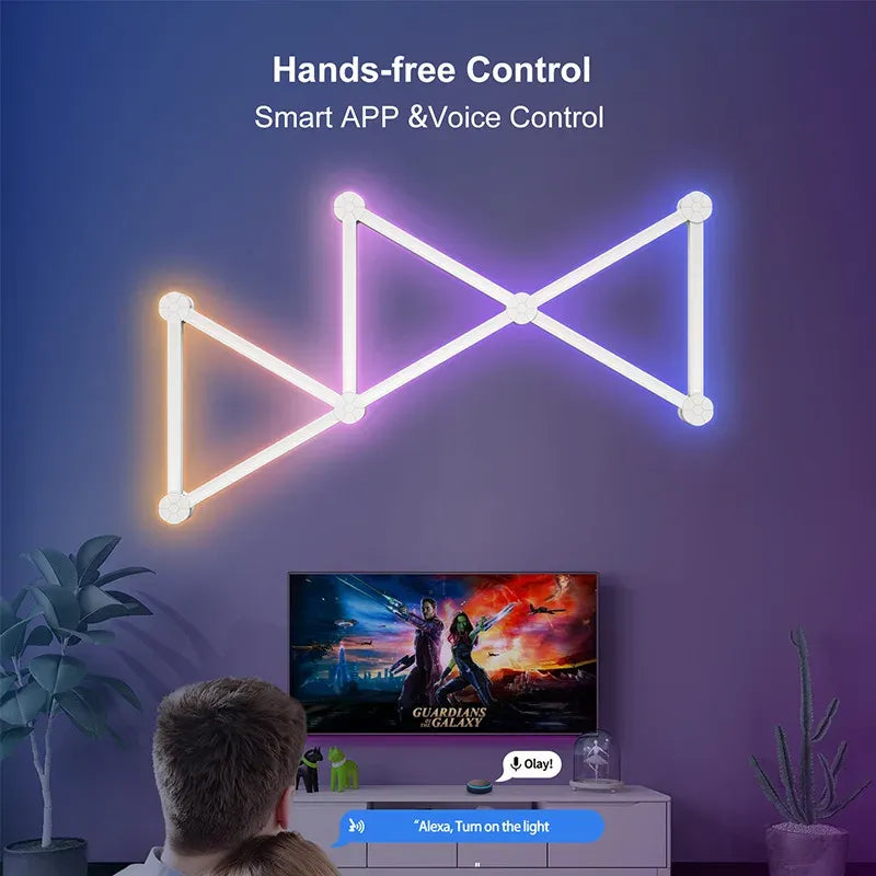 Tuya WIFI RGB colorful splicing wall lamp