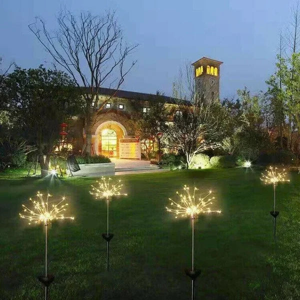 Waterproof Solar Garden Fireworks Lamp