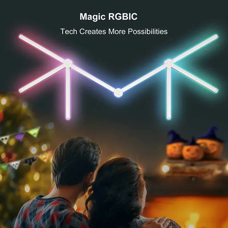 Tuya WIFI RGB colorful splicing wall lamp