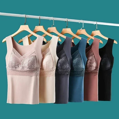 Built-in Bra Thermal Underwear