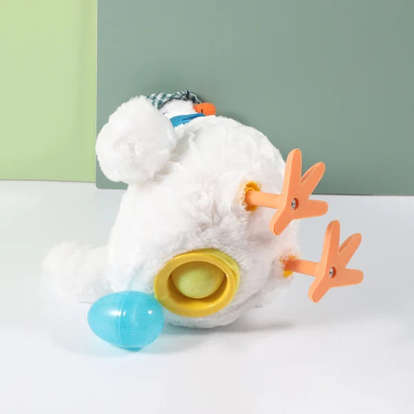 Electric crazy plush chicken