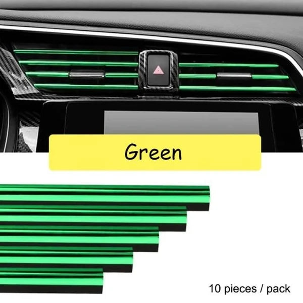 Chrome Styling Moulding Car Air Vent Trim Strip