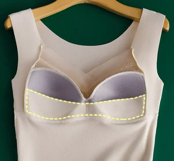 Built-in Bra Thermal Underwear