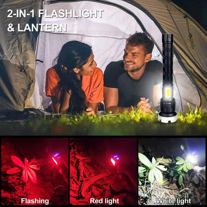 LED Rechargeable Tactical Laser Flashlight