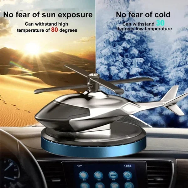 Metal Solar Helicopter Air Freshener