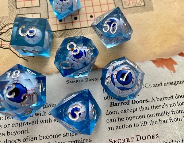 Lifelike Green Dragon Eye Dice