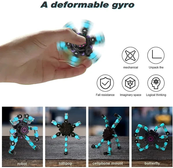 Transformable Fingertip Gyro