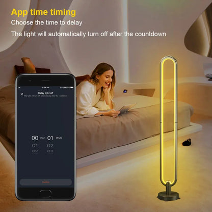 Living room LED floor lamp smart APP