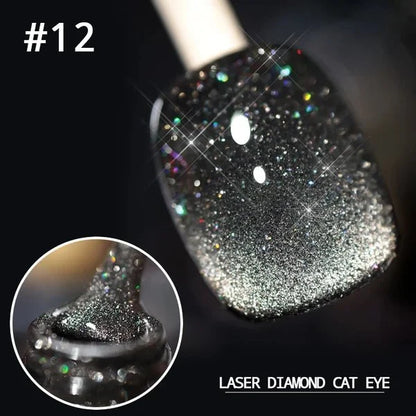 Laser Diamond Cat Eye Nail Polish