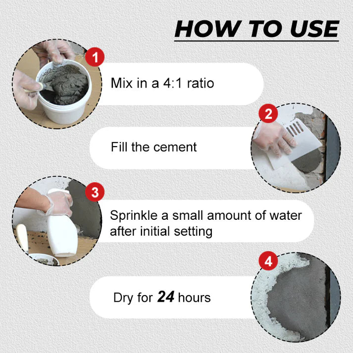 High-temperature Resistant Pre-Mixed Concrete Patch