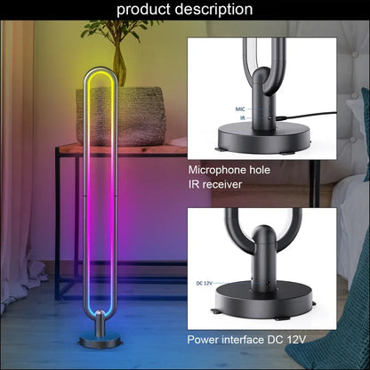 Living room LED floor lamp smart APP