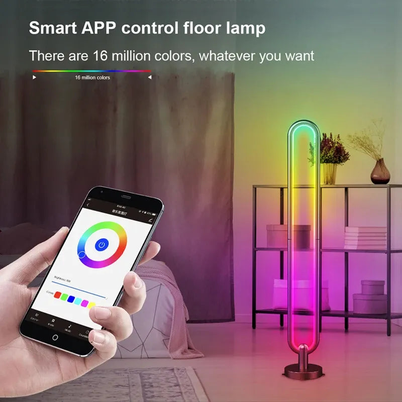 Living room LED floor lamp smart APP