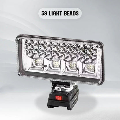 Rechargeable LED light with USB Ports