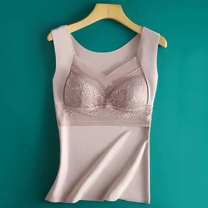 Built-in Bra Thermal Underwear