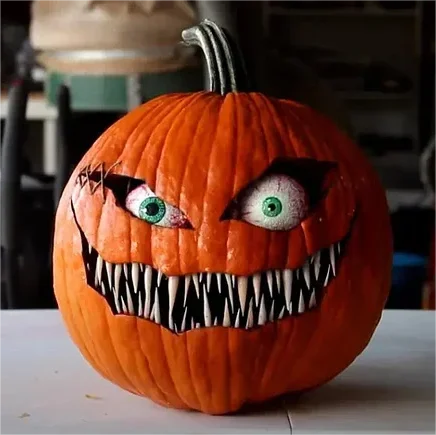 Scary Halloween Pumpkin