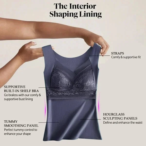 Built-in Bra Thermal Underwear