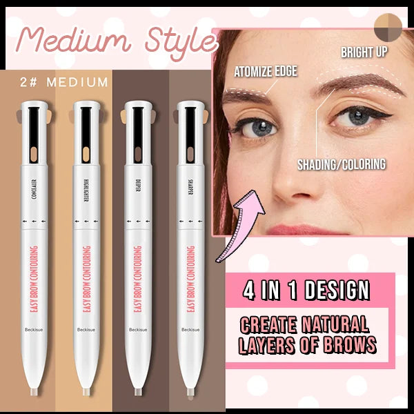 4-in-1 Brow Contour & Highlight Pen